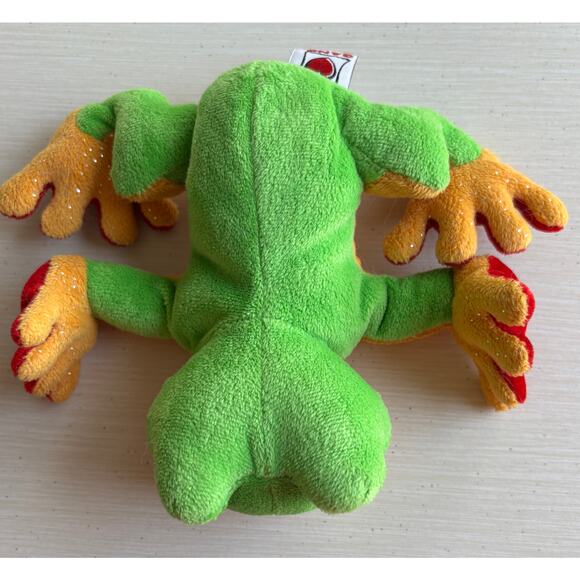 Ganz Webkinz Sparkly Tree‎ Frog Plush Stuffed Animal Green Orange No Code
EUC - Picture 6 of 9